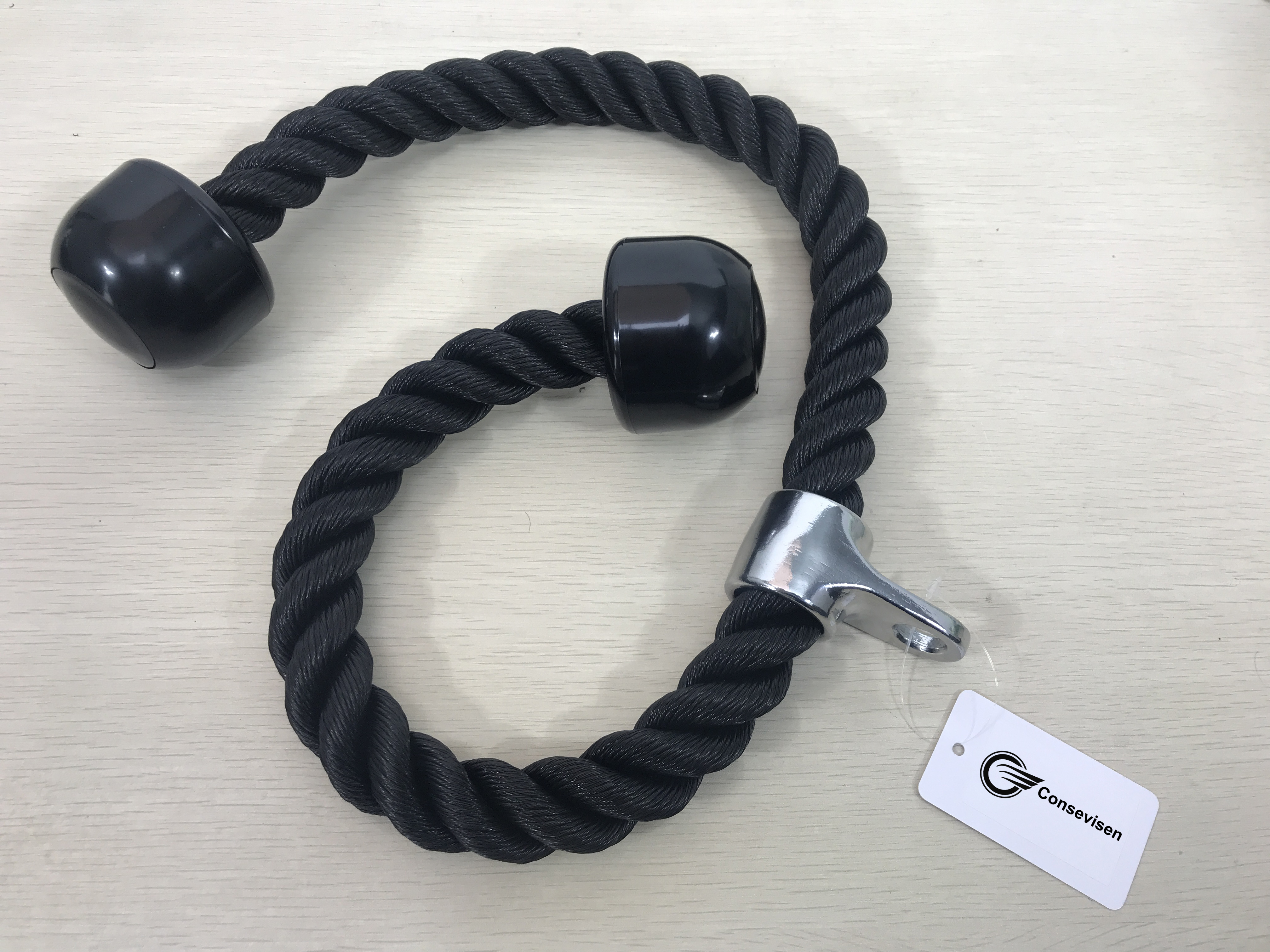 Consevisen Premium Cable Machine Pull Down Rope Attachment for a Full-Body Workout