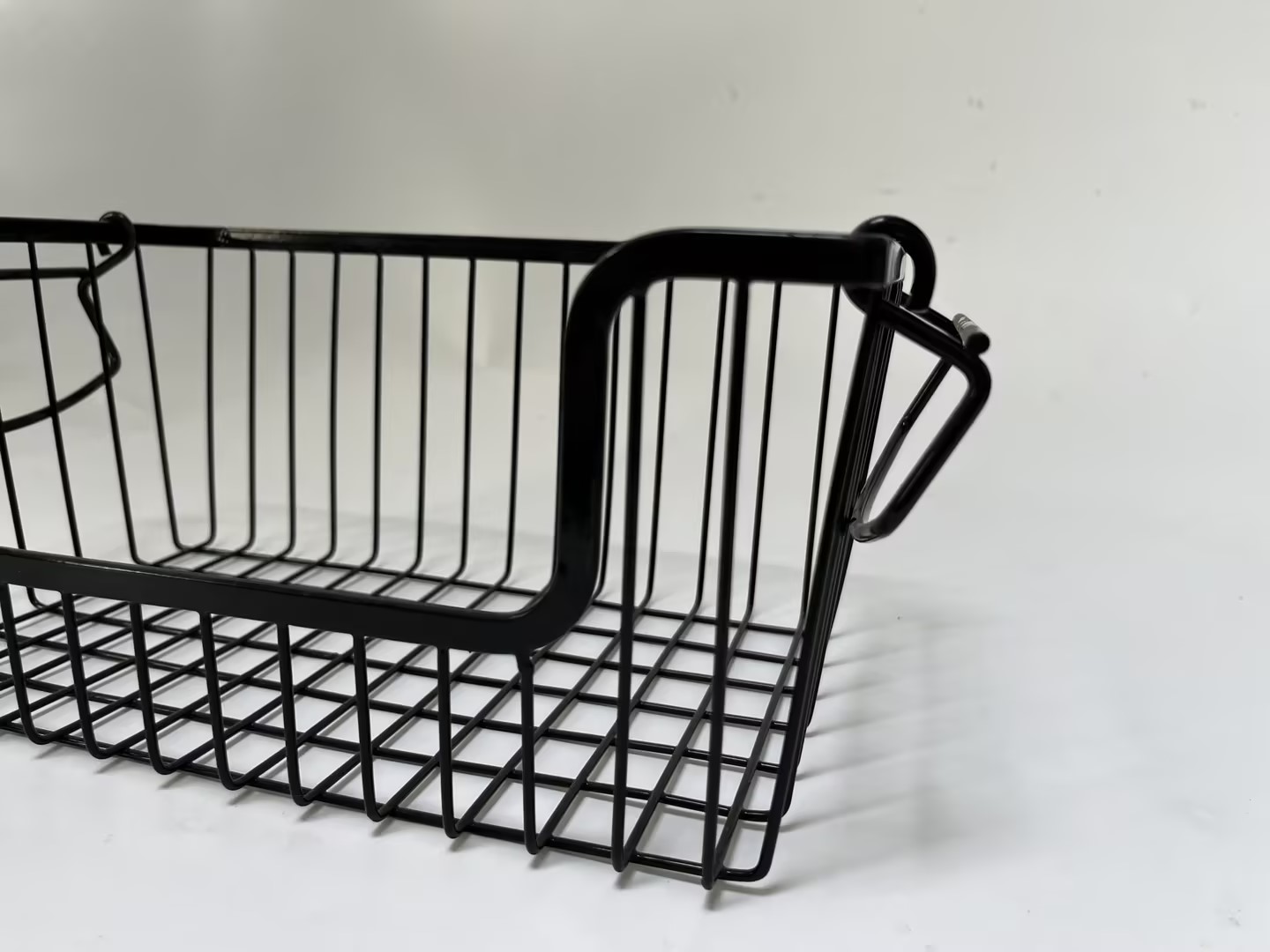 Topsome Baskets for Household Purposes Wire Baskets for Organizing Household Pantry Baskets 2 Pack Metal Baskets for Pantry Storage Wire Storage Baskets Black Metal Storage Bins